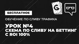 Обучение по сливу трафика. УРОК №4 Схема по сливу на беттинг с ROI 100% с Facebook