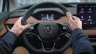 Explanation of the Digital Cockpit in the SKODA ENYAQ iV