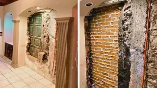 Couple Discover Secret Door Behind The Wall Of Their Kitchen - They Uncover Terrifying Discovery !