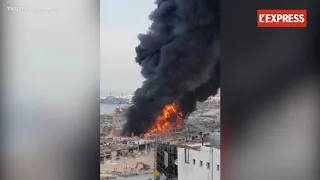 Liban : gigantesque incendie au port de Beyrouth cinq semaines après l'explosion