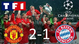 Manchester United 2-1 Bayern Munich | Finale Ligue des Champions 1998/1999 |TF1/FR