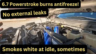 6.7L Powerstroke losing antifreeze. No external coolant leaks! Secondary cooling system FAILURE!