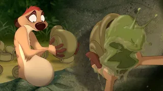 Timon eats too much grub 👹