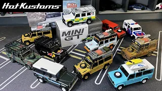 All MINI GT Land Rover Defender 110 Walk Through with NEW British Red Cross Variant