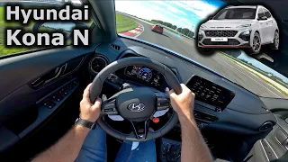 2021 Hyundai Kona N | POV test drive on a circuit #SlovakiaRing
