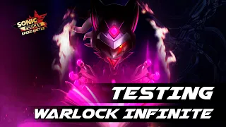 Sonic Forces Speed Battle: TESTING WARLOCK INFINITE