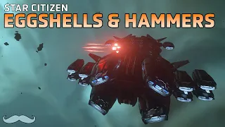 Vulnerability of Capital Ships | Eggshells with Hammers | Star Citizen 4K