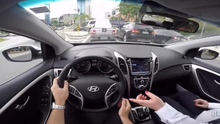 Hyundai i30 2016 1.8 automático 6 marchas Test Drive Onboard POV GoPro