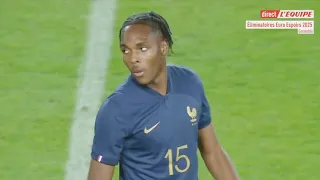 Mathys Tel VS Cyprus w/ 2 goals (17/10/2023) | U21 Euro Qualifiers | FHD