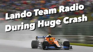 Lando Norris Full Radio During Huge Spa Crash