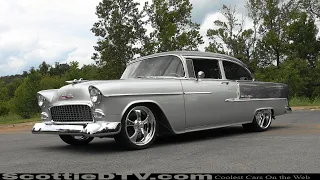 1955 Chevrolet Bel Air Pro Touring Hot Rod Car Steve Holcomb Pro Auto Custom Interiors