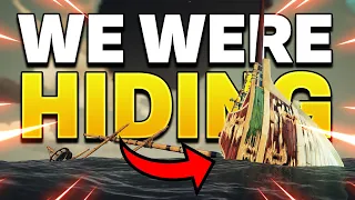 The BATTLE that ENDED with us HIDING in a SHIPWRECK (Sea of Thieves Gameplay)