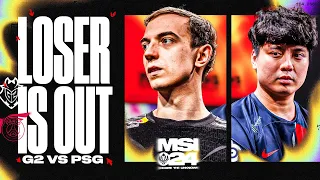 G2'S LIFE IS ON THE LINE - G2 VS PSG MSI 2024 ELIMINATION - CAEDREL