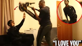 Acting g@y infront of my friends dad. (I like you prank on his dad) *Gone wrong*