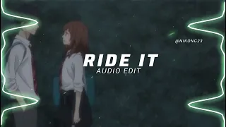 RIDE IT [AUDIO EDIT]