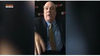 WWE's Paul Heyman goes MAD mid-interview