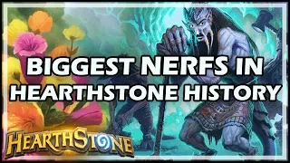 BIGGEST NERFS IN HISTORY OF HEARTHSTONE - Rastakhan’s Rumble Hearthstone