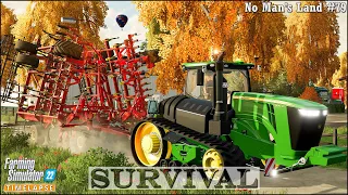 #Survival in No Man's Land Ep.79🔹Spreading Digestate. Transporting Wool. Cultivating🔹#FS22🔹4K