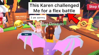 This Karen challenged me For a Flex battle 🤦🏻‍♀️