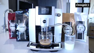 Making all 11 Beverages on the New Jura E6 Super Automatic Espresso Machine