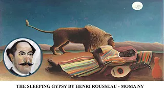 The Sleeping Gypsy by Henri Rousseau  - MOMA NY