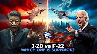 DEADLY DOGFIGHT! Chinese J-20 vs US F-22 Raptor, who will win?
