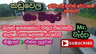 ගං වතුරින් කඩුවෙල යට වෙන හැටි  | කැලණි ගඟ පිටාර ගලයි🚣🐊 Kaduwela flood @Mr.-wadda9dj 🛑 SUBSCRIBE 🛑