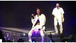 DRAKE feat RIHANNA : Bercy : 25 fevrier 2014 : Take care & Pour it up