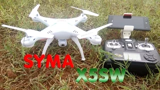 [Unboxing - TEST] Syma X5SW-1 RTF RC Quadcopter, Camera WIFI FPV