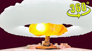 360° VR - 3D NUCLEAR BOMB Explosion Feel It For Yourself