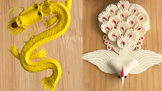 🥰 Satisfying And Yummy Dough Pastry Ideas ▶ 🍞Chinese Dragon Bread, Bird Bread, Frog Bread