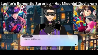 Obey Me! Nightbringer Lucifer's Romantic Surprise Hat Mischief Devilgram