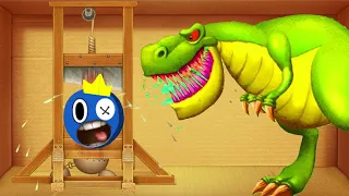 ALL Machines vs Dinosaur T-Rex vs Rainbow Friends Buddy - Kick The Buddy New Update 2022 #part2