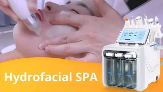 Hydrafacial Dermabrasion Ultrasonic Therapy Machine| Oxygen Sprayer