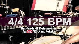🔴 125 BPM Pop Percusion Metronome
