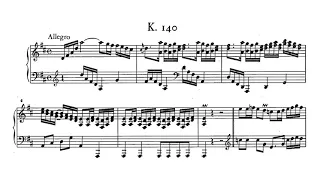 Scarlatti: Keyboard Sonata in D major, K.140