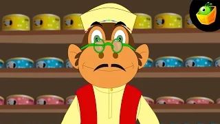 Ek Bandar Ne Kholi Dukan - Hindi Animated/Cartoon Nursery Rhymes For Kids