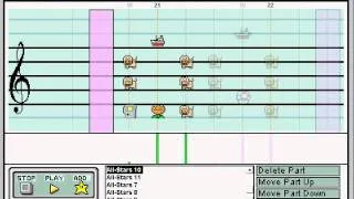 SASUKE All Stars (SASUKE オールスターズ) theme on Mario Paint Composer **IMPROVED VERSION**