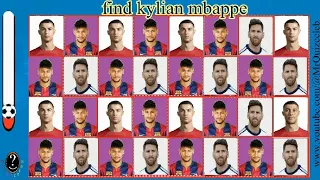 find the odd one out| kylian mbappe, erling haaland ,ronaldo ,messi | new iq test about football