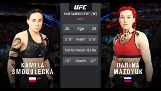 Kamila Smogulecka vs Darina Mazdyuk - UFC 4