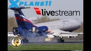X-Plane 11 | T154 | MINSK, MOSCOW, RIGA, TALLIN