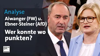 Analyse zur BR24 Wahlarena: Freie Wähler und AfD | Kontrovers | BR24