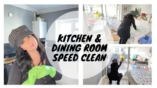 Clean With Me | Kitchen & Dining Speed Clean | No Talking | ASMR