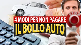 BOLLO auto: 4 TRUCCHI per non pagare  | Avv. Angelo Greco