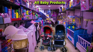 बच्चों के पालना,झूला,वॉकर,साइकिल ख़रीदे | Stroller market in delhi | Baby cradle wholesale market |