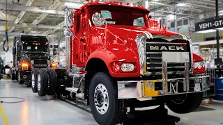 INSIDE MACK $30 MILLION FACTORY MAKING GIGANTIC SEMI TRUCKS