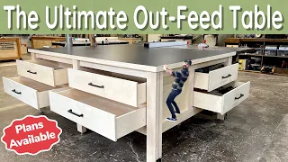 Ultimate Table Saw Out-Feed Table || Out-Feed Table Done Right
