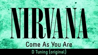 Nirvana - Come As You Are (backing track for guitar, original tuning D)