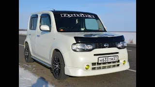 замена салонного  фильтра на Nissan Cube z12