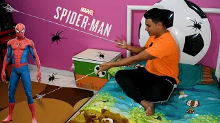 سبايدرمان الجزء الأول🕷️😂 | سيف عماد